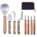 Antner Professional Pumpkin Carving Tool Kit 10 PCS Premium Stainless Steel Carving Tools for Easily Carve Sculpt Halloween Jack-O-Lanterns