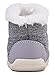 BMCiTYBM Baby Snow Boots Boys Girls Winter Infant Shoes Anti-Slip 6 9 12 18 24 Months Faux Fur Grey Size 12-18 Months Toddler