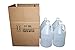 Ecoxall - Bulk Empty HDPE Bottle Plastic Jug with Childproof Cap - 1 Gallon (128 Ounces) - Case of 4