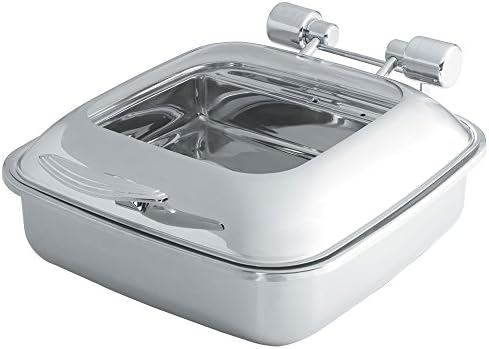 Vollrath 46134 Intrigue S/S 6 Quart Glass Top Induction Chafer