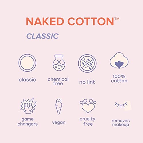 White rabbit Premium Natural 100 Facial Cotton Pads (200 Count