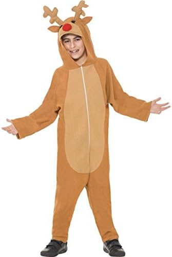 1 Piece Unisex Childs Reindeer Costume Onesie Jumpsuit