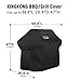Kingkong 7108 Premium Grill Cover for Weber Summit 400-Series Gas Grills (Compared to The Weber 7108 Grill Cover) Including Grill Brush and Tongs