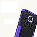 Yiakeng Moto Z Play Droid Case, Shockproof Impact Protection Tough Rugged Dual Layer Protective Case Cover with Kickstand for Motorola Moto Z Play Droid (Armor Purple)