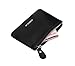 DEEZOMO Genuine Leather Simple Credit Card & Coin Wallet with Zipper for Men and Women