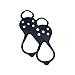 Walk Traction Ice Cleat Tread Anti slip Universal 5 Teeth Stud Snow Ice Grippers Spikes Attaches Shoes Boots for Hiking Climbing Winter Outdoor