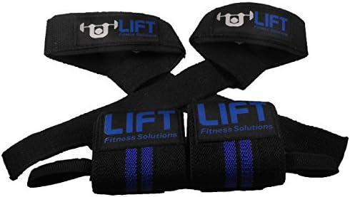 Olympic Wrist Wraps + Lifting Straps Bundle - Heavy-Duty Design for Cross-Fit, Bodybuilding, Power Lifting, Weightlifting, and Resistance Training | Neoprene Padded Straps | Thumb-Loop Wrist Wraps