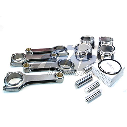 Manley Pistons 99.5mm STD Bore 8.5:1 & H-Beam Connecting Rods Kit for 06-14 Subaru WRX 04+ STi EJ25