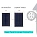Solar Landscape Spotlight, 4-LED Bulbs Solar Landscape Lights 180 ° Adjustable Waterproof Outdoor Security Lighting 2-in-1 Wall Lights Auto On/Off for Backyard Driveway Patio Gardens Lawn Pool