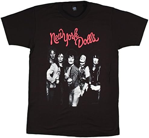 New York Dolls - Trash Photo slim fit t-shirt , Size: X-Large, Color: Black