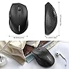 TECKNET 2.4G Classic Wireless Mouse for Laptop, 3200 DPI Optical Computer Mouse with 6 Adjustable Levels, 30 Months Long…