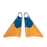 Churchill Makapuu Swimfins -Blue/Yellow