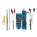 Wire Tracker, JIGUOOR Network Cable Tester Telephone Line Finder Wire Tracker RJ11 RJ45 Cable Toner Ethernet LAN Line Finder for Cable Collation, Line Test,Continuity Checking Cat5 Cat6, Toolkit