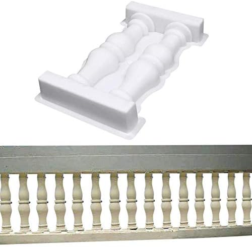 LIJUMN-Life Railing Mould - Courtyard And Garden Engineering Equipment - Concrete Plaster Mould -20in