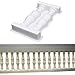 Concrete Fence Post Mold - Roman Column Fence Plastic Mould Plaster Mold for Concrete DIY Balcony Garden Pool Ornament Decor