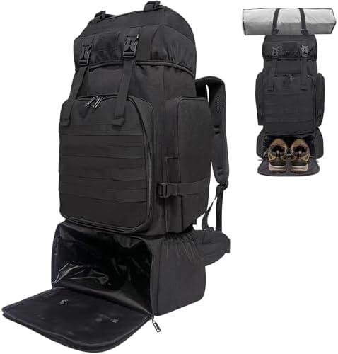 Amazon.com: 80L Backpack Outdoor Sports Hiking Backpack Multi-Functional  Sports Luggage Travel Camping Large Capacity Mountaineering Bag (orange,  80L) : Sports & Outdoors