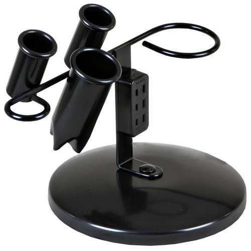 Icarus”Bristol” Black Desktop Outlet Appliance Dryer Iron Holder