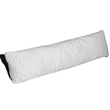 Coop Home Goods - Memory Foam Body Pillow with Adjustable Shredded Memory Foam – Perfect Pillow to Snuggle During Pregnancy - Soft Washable Bamboo Derived Viscose Rayon Blend Cover - 20x54