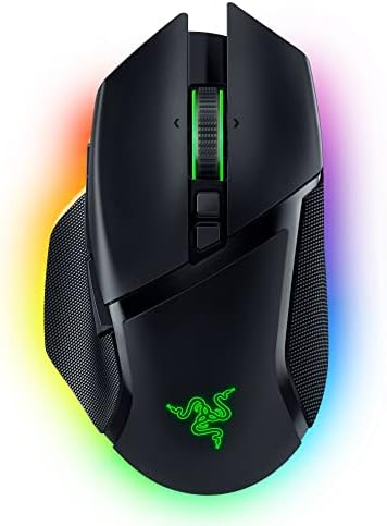 Razer Basilisk V3 Pro Customizable RGB Wireless Gaming Mouse, Black | Optical Switches Gen-3, HyperScroll Tilt Wheel, RGB, 11 Programmable Buttons, Focus Pro 30K Optical Sensor, 150 Hr Battery