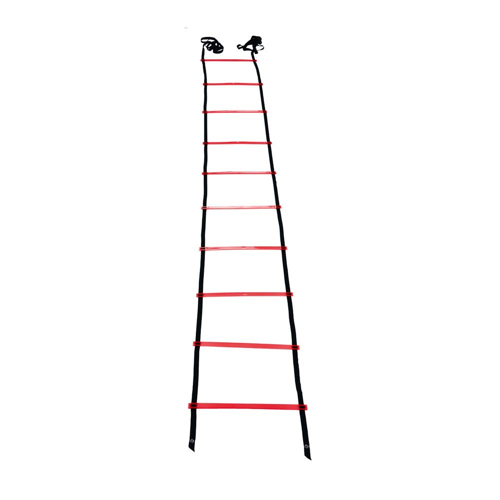 Cocoarm 5m 10 ladders Football Ladder Pace Ladder Football Training Training Ladder Speed ​​Ladders Football Sports Training (rouge)