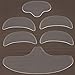 6 Pack Face Anti Wrinkle Pads Silicone Gutsdoor Wrinkle Pad for Wrinkles And Fine Lines