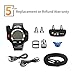 KKUP2U Dog Training Collar, Dog Shock Collar with Watch Remote, 3 Training Modes, Beep, Vibration and Shock, 100% Waterproof Dog Bark Collar, Up to 1000Ft Remote Range for Small Medium Large Dogs