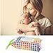 Baby Wipes Pouch, Miayon 8PCS Reusable Wet Wipes Case Portable Travel Wipes Dispenser（Random Pattern）