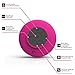 Stalion SS-SHWER-BTPNK Portable Bluetooth 3.0 Waterproof Shower Speaker for iOS, Android and Windows Devices - Fuchsia Pink