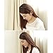 Tinksky 12pcs Womens Girls Plain No Teeth Plastic DIY Hair Bands Headbands Headwears (Black)