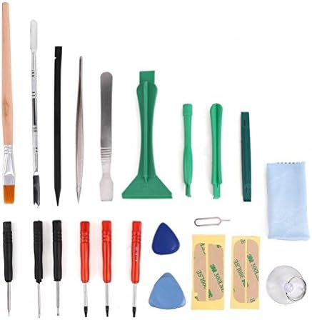 Repair Tool Kit 22-in-1 Including Screwdrivers, Adhesive Pads and Opening Tools for Mobile Phones and Smartphones: Samsung, Nokia, Apple iPhone, Archo by TARGARIAN