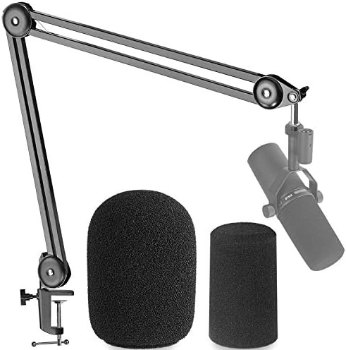 Shure Sm7b Boom Arm With Pop Filter Suspension Boom Scissor Arm Stand For Shure Sm7b Microphone With 2 Types Windscreen By Youshares Amazon Sg Musical Instruments Shure Sm7b Boom Arm With Pop Filter Suspension Boom Scissor Arm Stand For Shure Sm7b Microphone With 2 Types Windscreen By Youshares Amazon Sg Musical Instruments