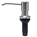 Ultimate KitchenTM - Best Stainless Steel Sink Soap Dispenser (Brushed Nickel) - Large Capacity 17 OZ Bottle - Easy Installation - Well Built and Sturdy - 5 Yr Replacement Warranty