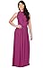 KOH KOH Sexy Sleeveless Summer Formal Flowy Casual Gown