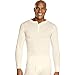 Hanes Men's X-Temp Thermal Longsleeve Henley Top, Natural, X-Large