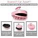 Hair Scalp Massager Shampoo Brush, Zenpy Scalp Massage, Scalp Scrubber and Dandruff Brush for Scalp Care Hair Cleaning Shower, Soft Silicone Comb for Men, Women, Kids and Pet Hair Deep Cleaning -Pink