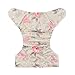ALVABABY Cloth Diaper One Size Adjustable Reuseable Washable Nappy with 2 Inserts H066