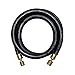 Appion MH120006EAK 1/2" Diameter Hose, 3/8" FL to 1/4" FL Vacuum Certified Refrigerant Hose, 6', Black primary