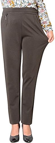 ABCWOO Womens Slim Straight Stretch Pants High Waist Casual Trouser With Pockets