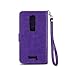 Motorola Droid Turbo 2 Case - IZENGATE [Classic Series] Wallet Cover PU Leather Flip Folio with Stand (Purple)