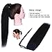 Wrap Around Ponytail Hair Extensions Human Hair Long Straight 100% Real Remy Hair Pony Tails Hair Extensions For Women #02 Dark Brown 20 Inch 95g