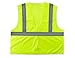 Ergodyne - 20999 GloWear 8205Z Reflective Safety Vest, High Visibility Lime Mesh, Type R Class 2, Zipper Closure, 4XL/ 5XL