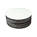 RETERMIT 10 pcs Round Sublimation Rubber Coasters - 1/8