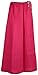 Sari Petticoat Stitched Saree Petticoat Adjustable Waist Sari Skirt (Raspberry) with Free Pouch