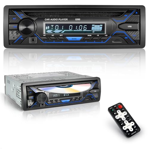 LEROAADZ Single Din Bluetooth Car Stereo CD
