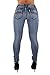 Style SF7-95159S – Colombian Design, Butt Lift, Levanta Cola, Skinny Jeans in Washed Blue Size 7
