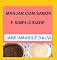 Livro MANJAR COM SABOR E SIMPLICIDADE