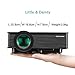 Projector, Cozyswan GP9 Support 1080P HDMI 1500 Luminous LCD Mini Projector for Outdoor Indoor Movie, Home Theater