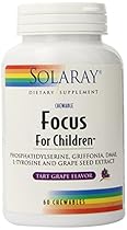Solaray Focus for Children Supplements, 60 Count
