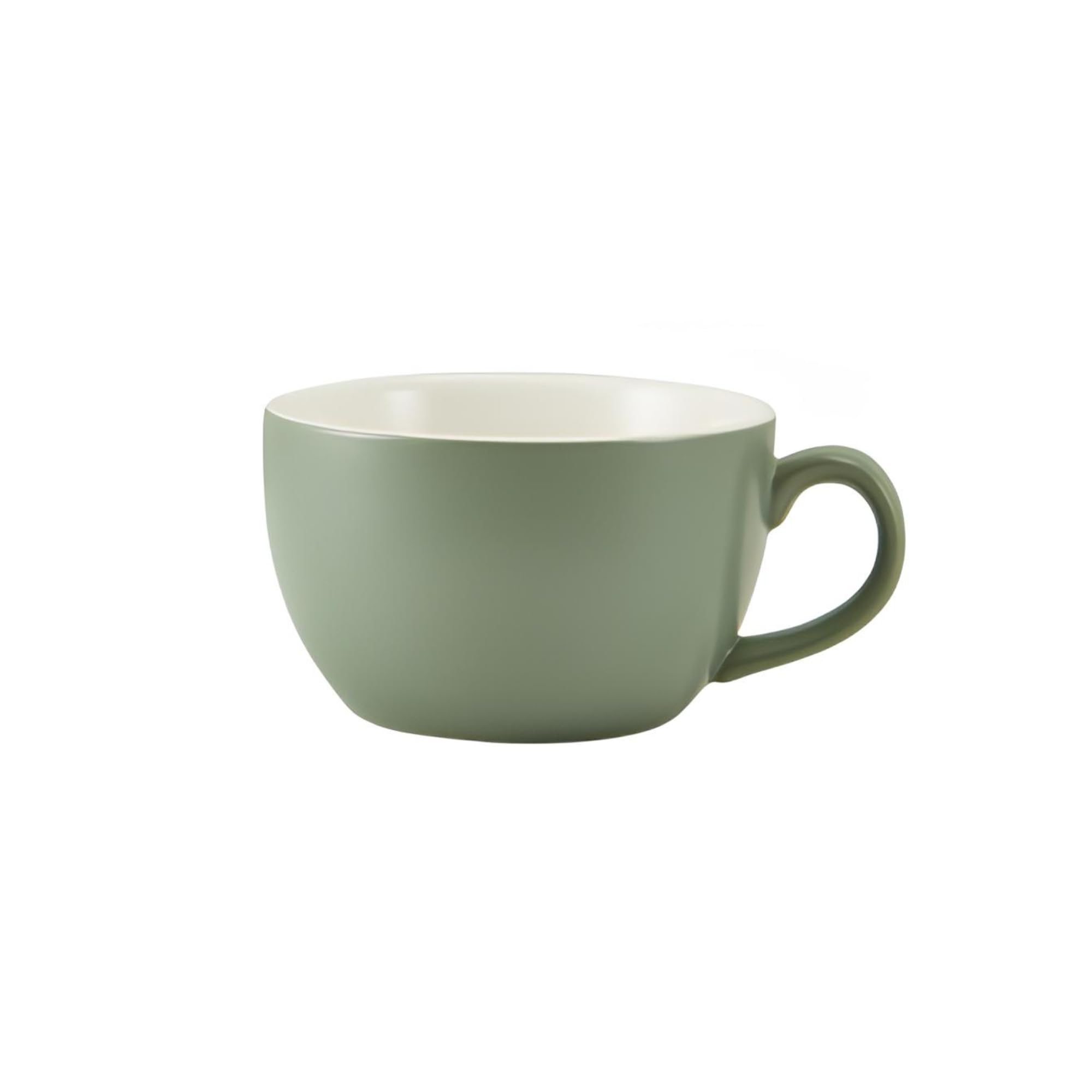 Genware Porcelain Matt Sage Bowl Shaped Cup 175ml / 6oz, 322118MSG, Pack of 6 — image 1