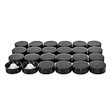 (24 Pack) Black Poly Cone Lined Cap (28/400)